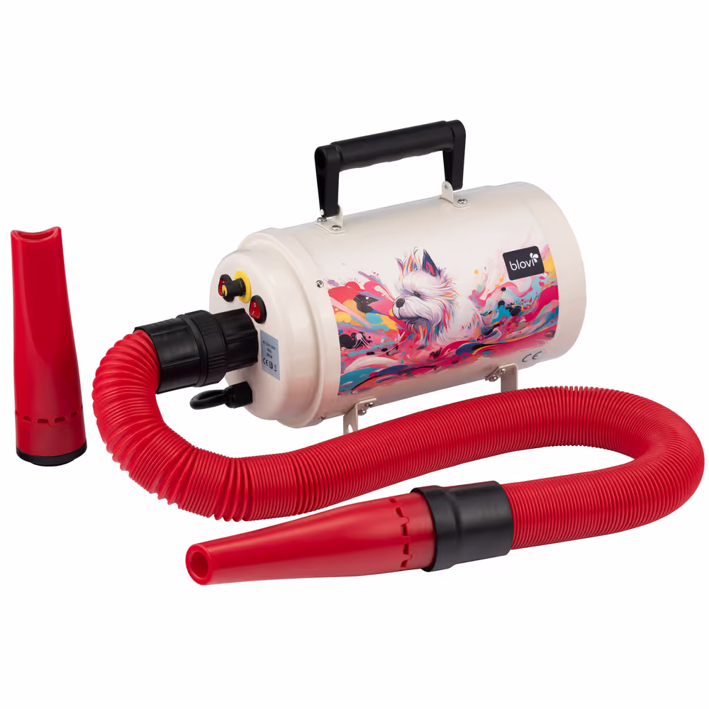 Blovi Furious Dryer 2800 W – der leistungsstärkste einmotorige Blaser, mit sanfter Luftstromregulierung