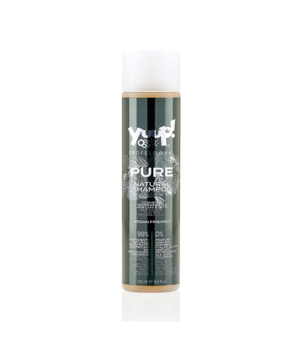 Yuup!® Natürliches Hundeshampoo "PURE" - hypoallergen, vegan & parfümfrei