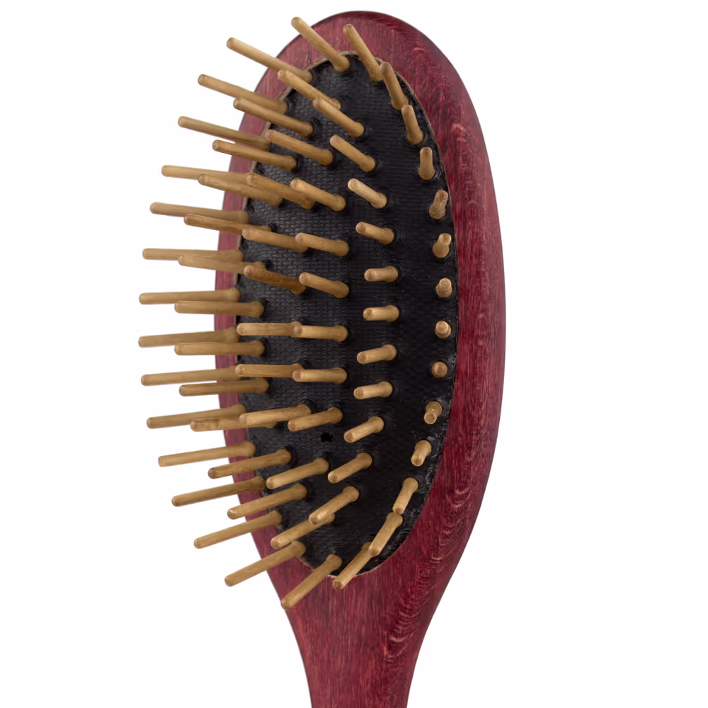 Maxi Pin Wood Brush Small - ovale Bürste mit Holzstiften 15mm, klein