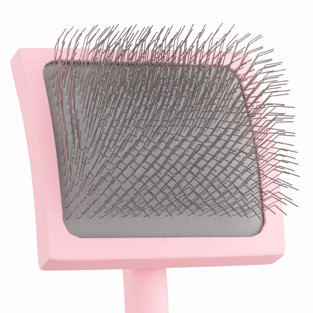 Blovi Large Wooden Slicker Brush -große Zupfbürste mit langen 25-mm-Stiften