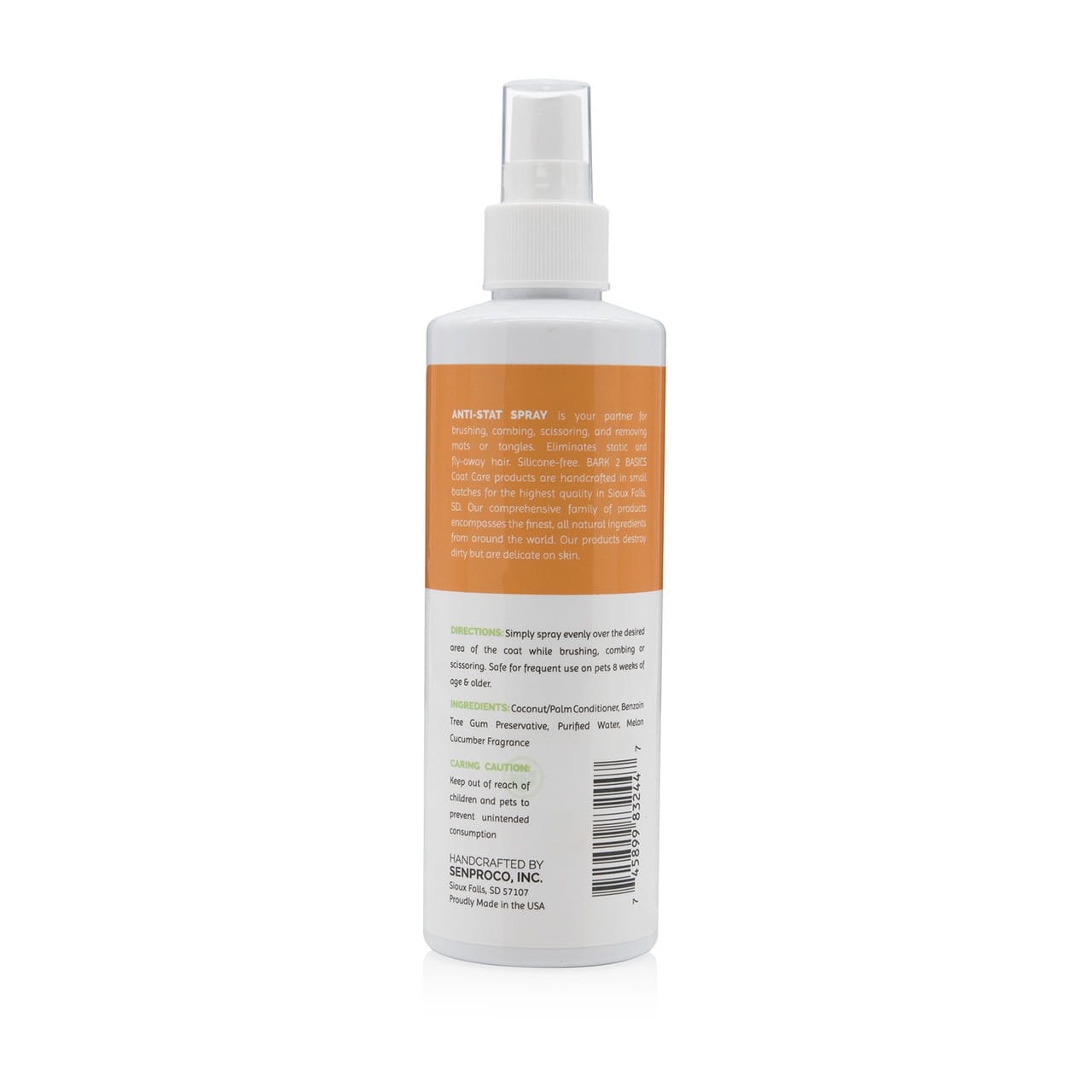 Bark2Basics – Anti-Stat Dog Spray – Antistatikspray zum Kämmen von Verfilzungen 237 ml