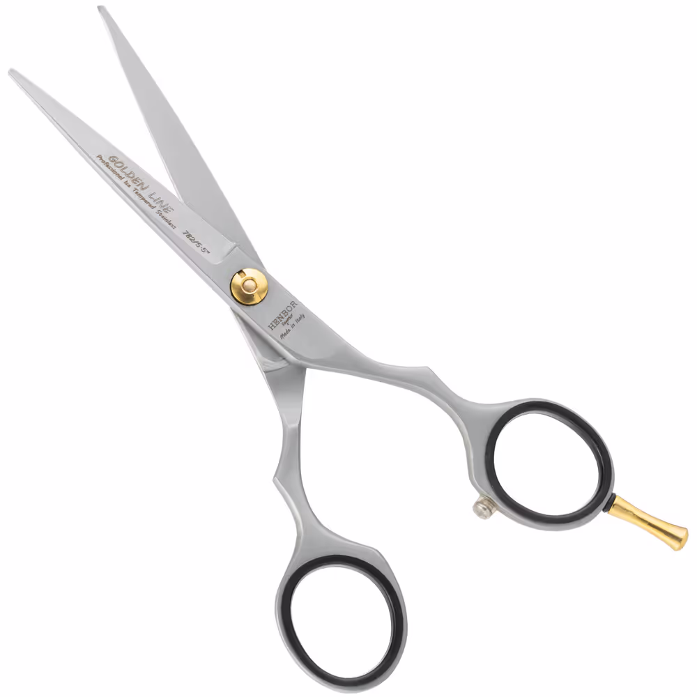 Henbor Superior Golden Line Schere – professionelle, leichte Schere mit mattem Finish 5,5 "