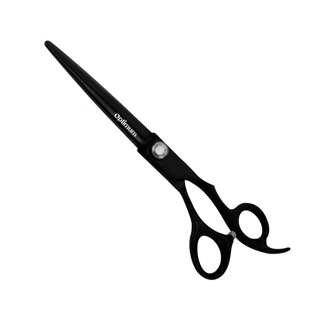 Optimum® "Black Titanium" Ergonomische gerade Hundeschere