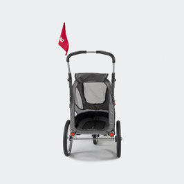 InnoPet® Fahrradanhänger "Sporty Trailer" - IPS-055 - grau