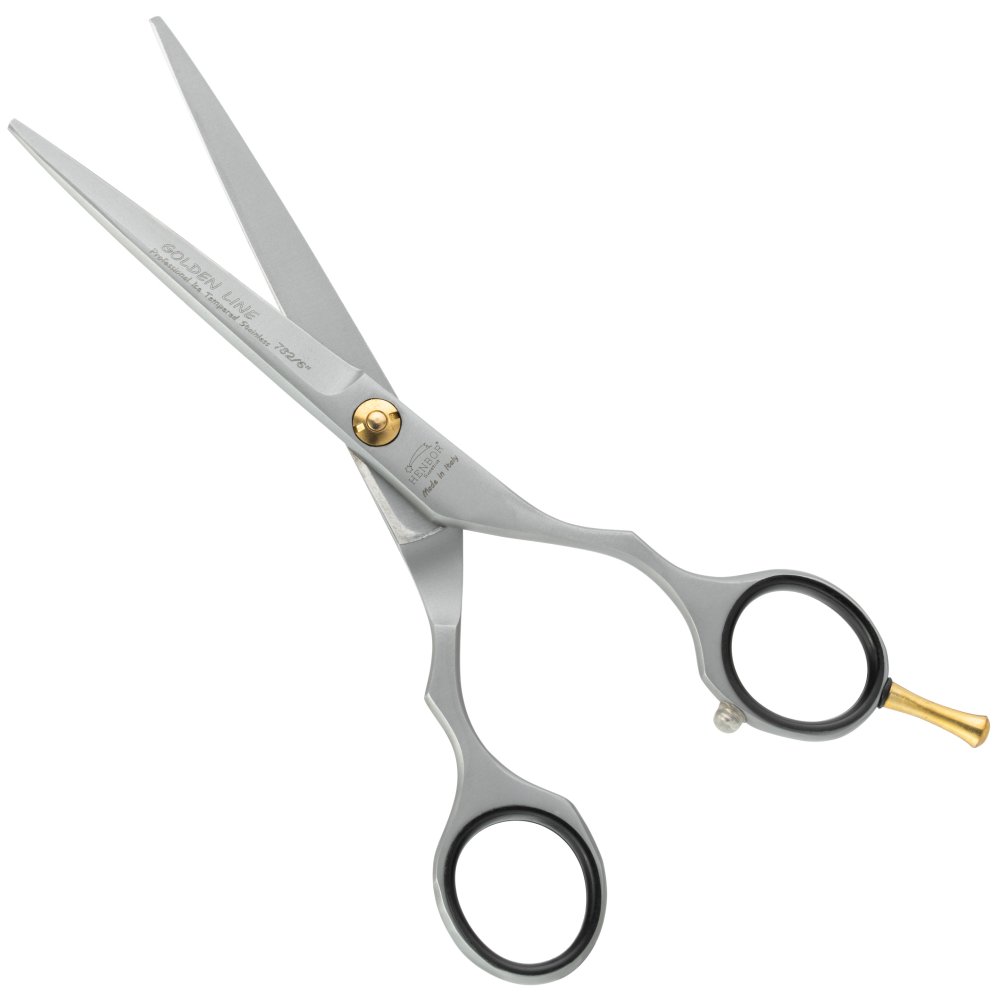 Henbor Superior Golden Line Schere – professionelle, leichte Schere mit mattem Finish 6"