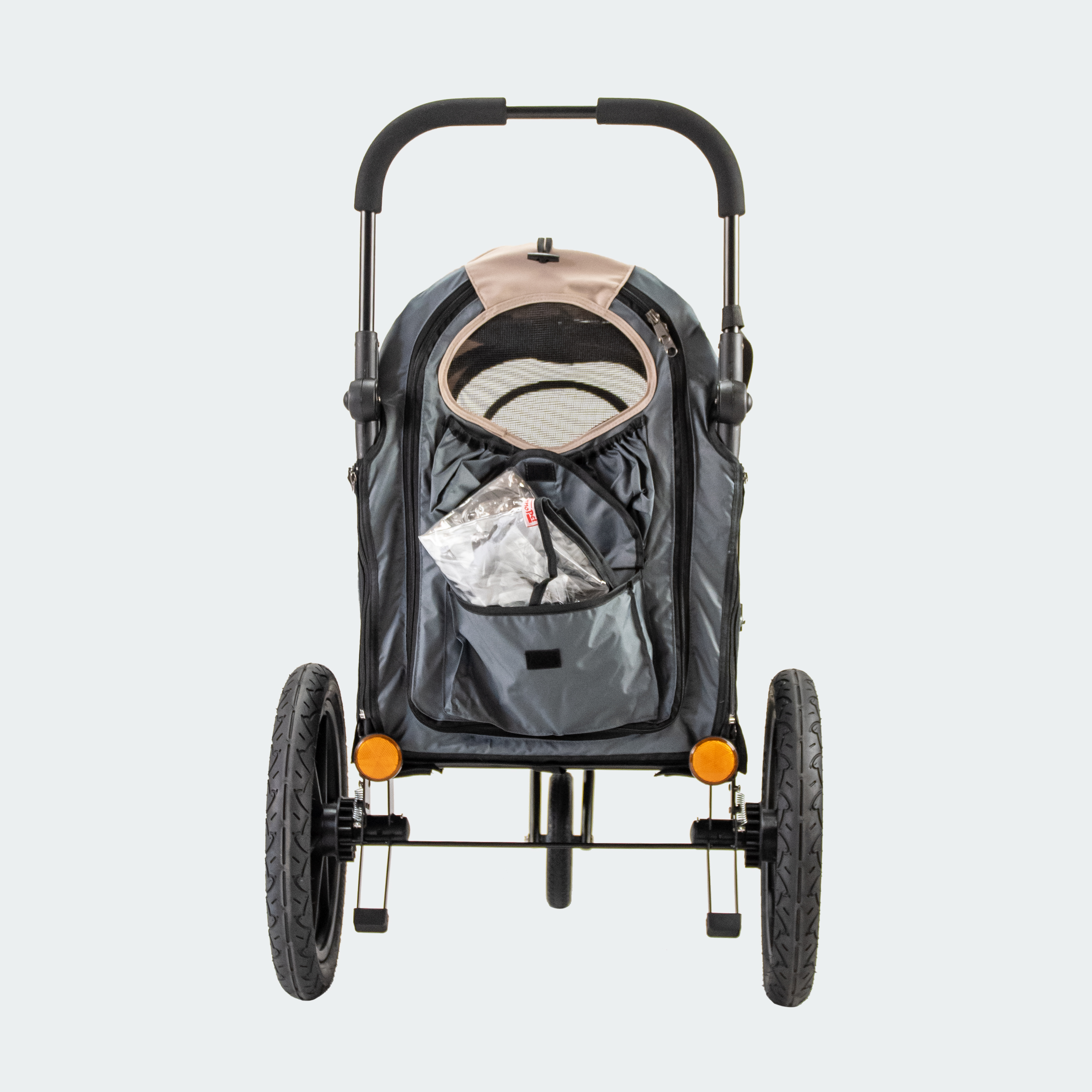 InnoPet® Hundebuggy/Fahrradanhänger "Sporty Trailer Evolution" - IPS-057/BR - Latte Macchiato