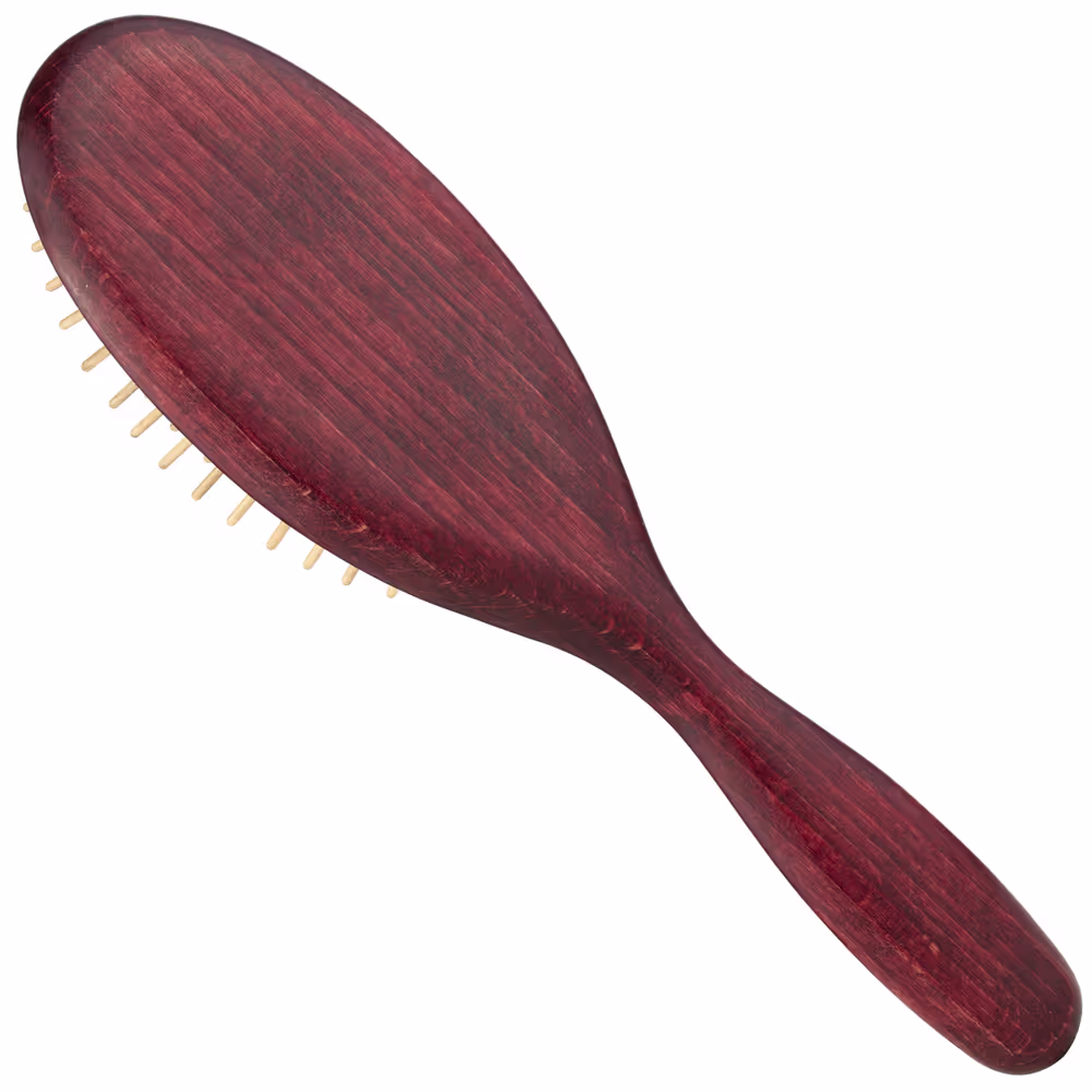 Maxi Pin Wood Brush  - ovale Bürste mit Holzstiften 15mm, groß