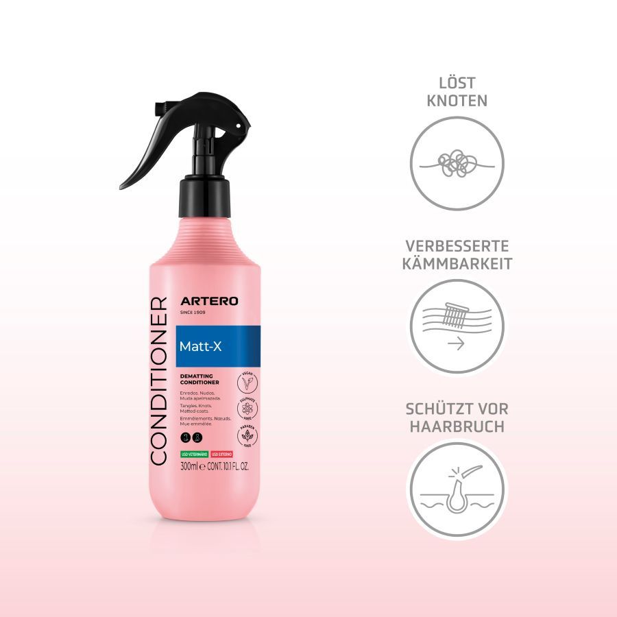 ARTERO® Konditionierendes Entfilzungs-Spray "Matt-X" 300 ml