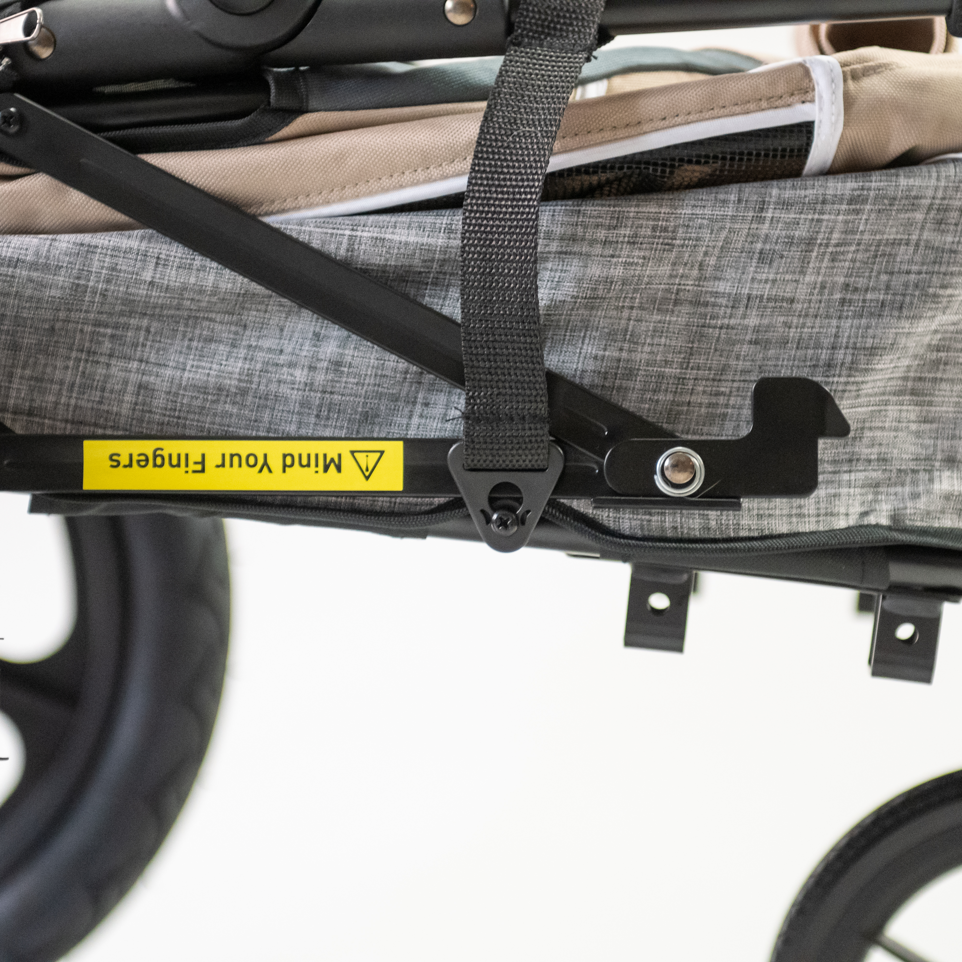 InnoPet® Hundebuggy/Fahrradanhänger "Sporty Trailer Evolution" - IPS-057/BR - Latte Macchiato