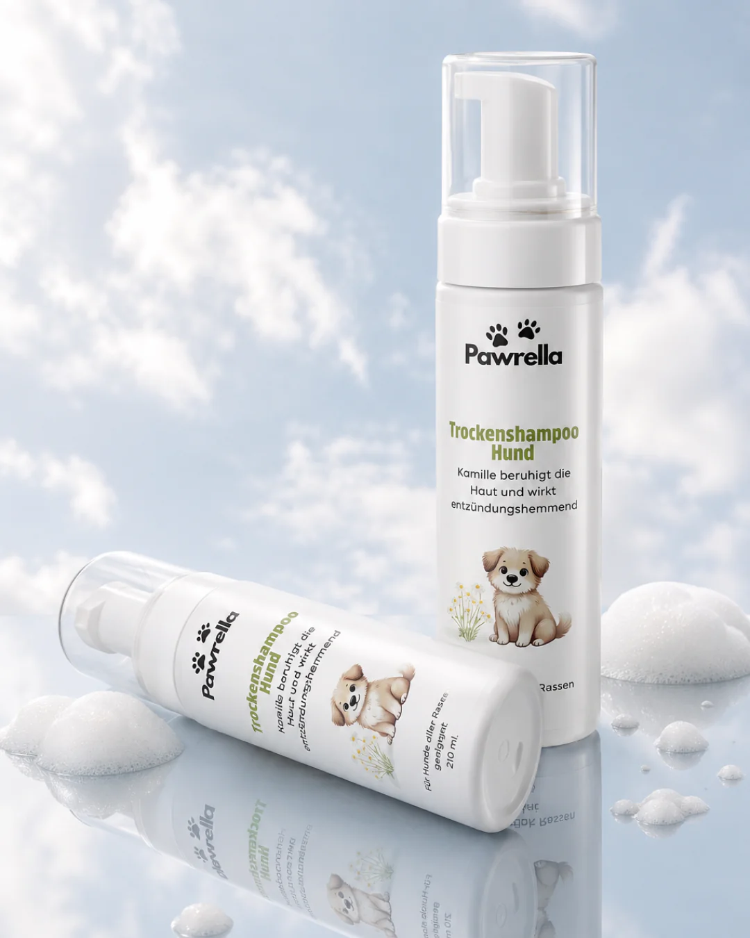 Pawrella Trockenshampoo Hund mit Kamille 250 ml
