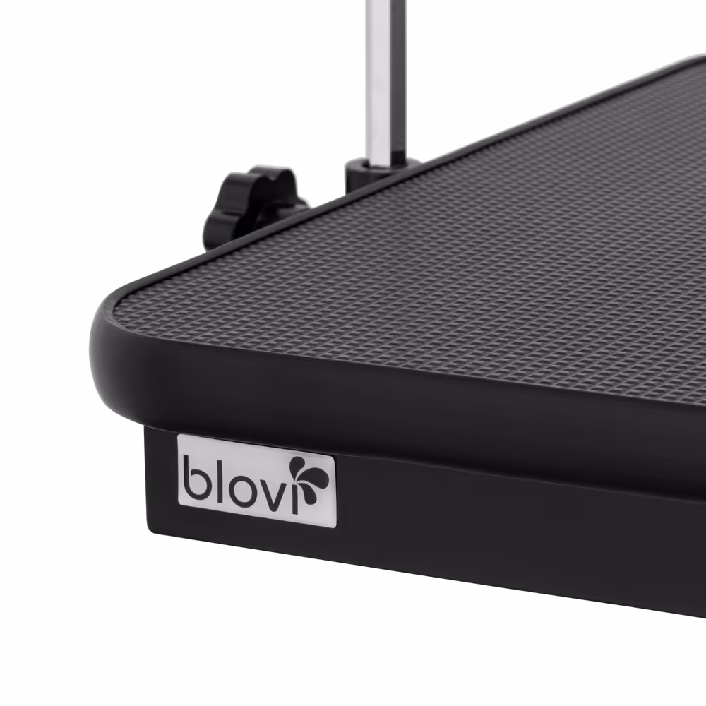 Blovi X-Shape Competition-Tisch 60 x 45 cm – klappbarer Trimmtisch in Schwarz