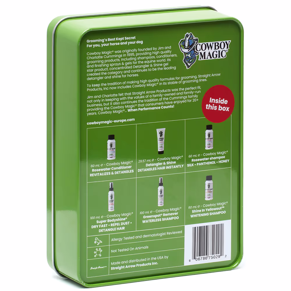Cowboy Magic Pflege-Set, Geschenkset mit dem weltweit führenden Entwirrungsspray, Shampoos, Spülung und Finish-Sprays
