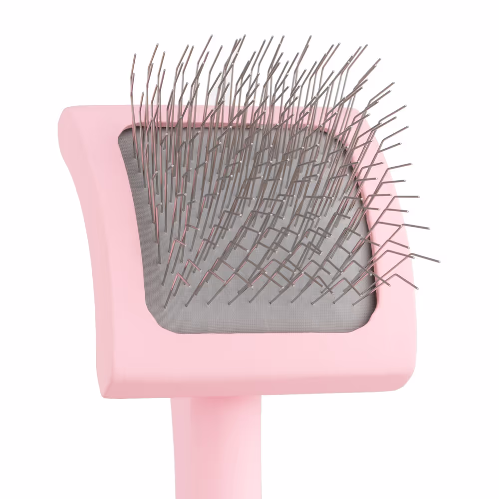 Blovi Small Wooden Slicker Brush -kleine Zupfbürste mit langen 25-mm-Stiften
