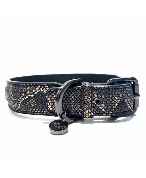 Stardust Halsband Python schwarz 40 x 2 cm